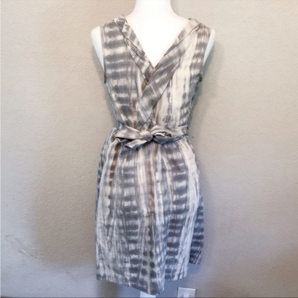 Calypso St. Barth Tie Dye Linen Wrap Dress - Picture 2 of 7